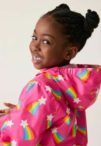 Little Bird REGULAR FIT - RAINBOW SHOWER RESISTANT - Vodotesná bunda - pink
