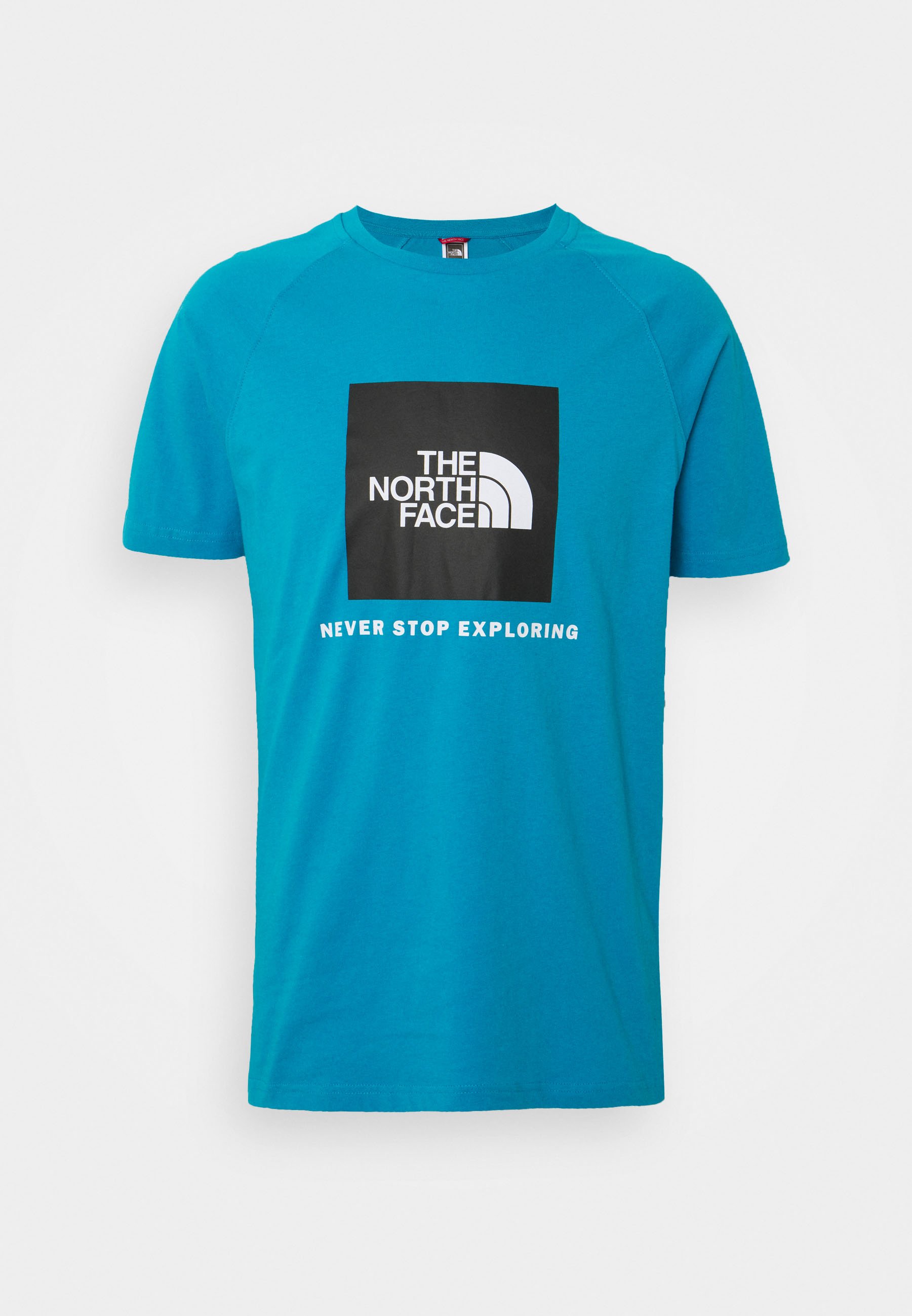 The North Face RAGLAN REDBOX TEE - T-shirt print - meridian blue/Blauw -  Zalando.nl