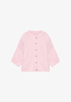 PULL&BEAR, SHORT SLEEVE - CARDIGAN - Gilet - light pink