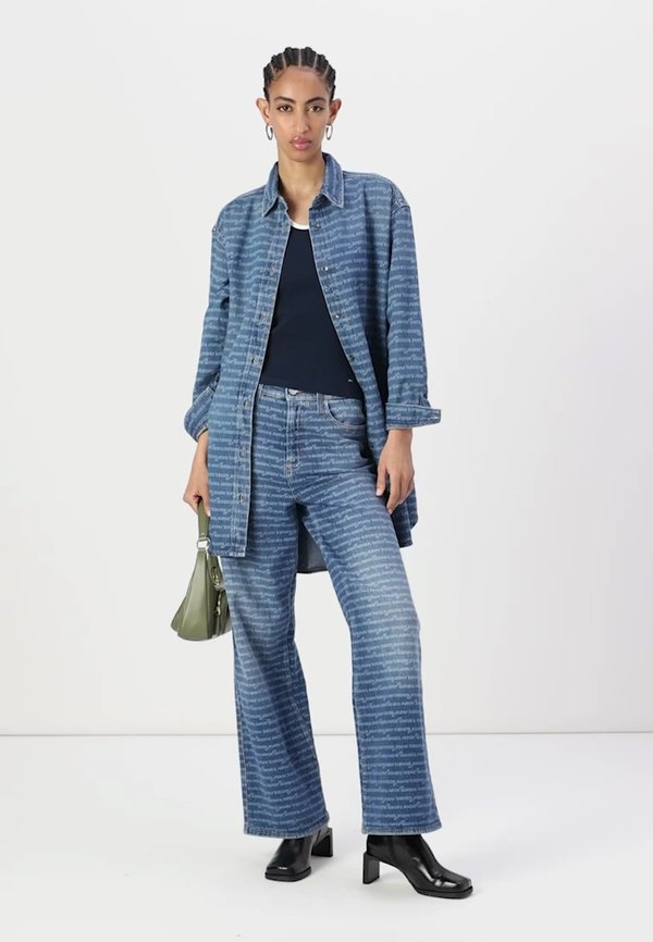 Denim dress - denim dark3