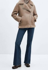 Mango Giacca in similpelle - brown