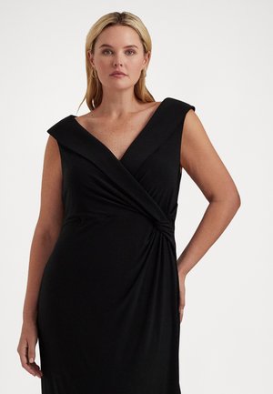 LEONIDAS SLEEVELESS GOWN - Jersey dress - black