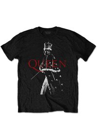 Paradiso Clothing QUEEN FREDDIE CROWN POSE - Print T-shirt - black