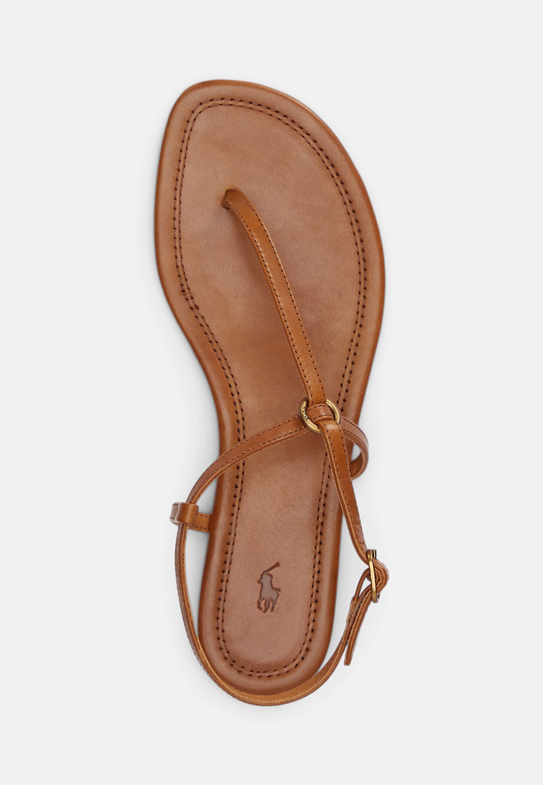 Polo Ralph Lauren O-RING LEATHER SANDAL - T-bar sandals