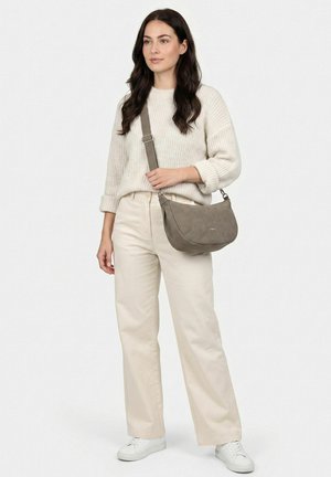 ZWEI, MADEMOISELLE.M UMHÄNGETASCHE 34 CM - Cross body bag - nubuk mud