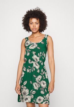ONLY ONLFRIDA DRESS  - Φόρεμα ημέρας - hunter green aop:retro fridaflower
