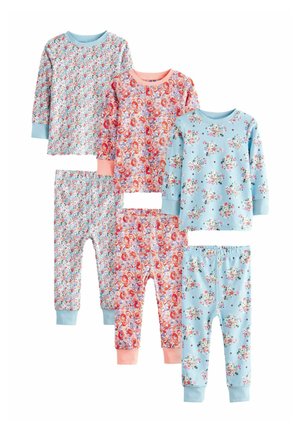 Next, REGULAR FIT - CATH KIDSTON FLORAL 3 PACK SET - Nattøj sæt - pink blue