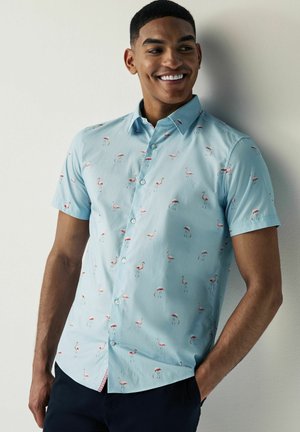 SHORT SLEEVE -  REGULAR FIT - Camicia - light blue flamingo