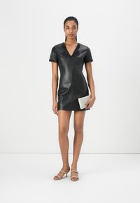TWINSET COATED DRESS - Koktailové šaty/večierkové šaty - nero