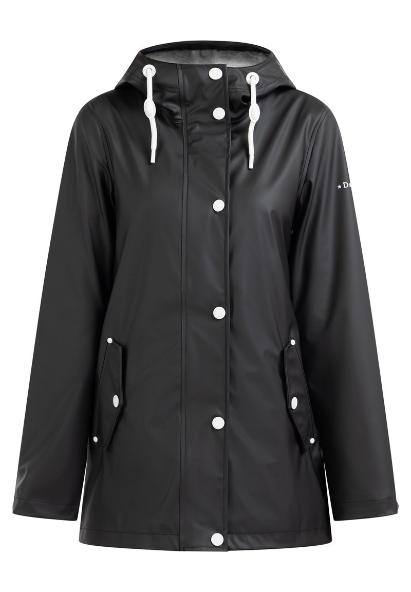 dreimaster Regenjas zwart dreimaster Regenjas zwart