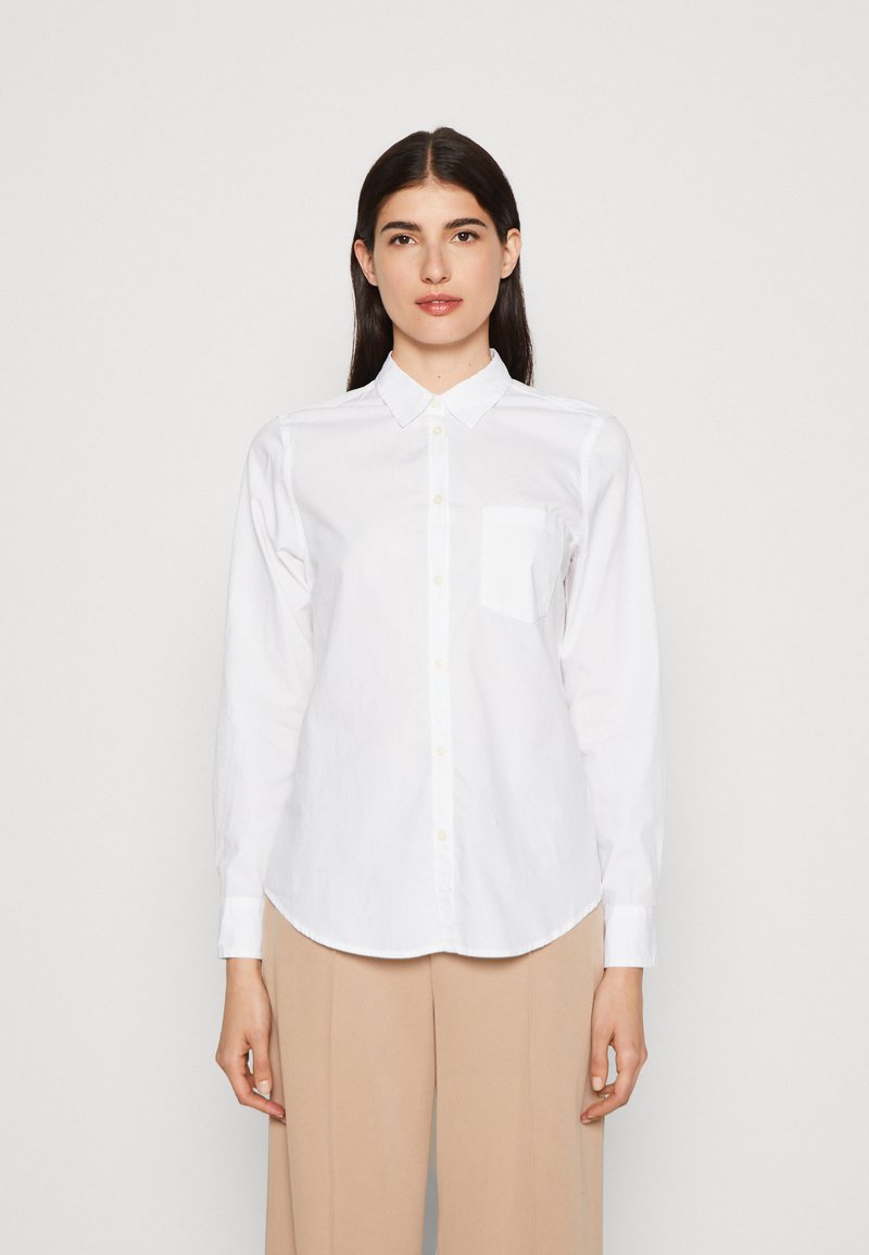 GAP CLASSIC SHIRT Buttondown blouse optic white/white Zalando.co.uk