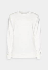 TONAL SHIELD C NECK - Mikina - eggshell
