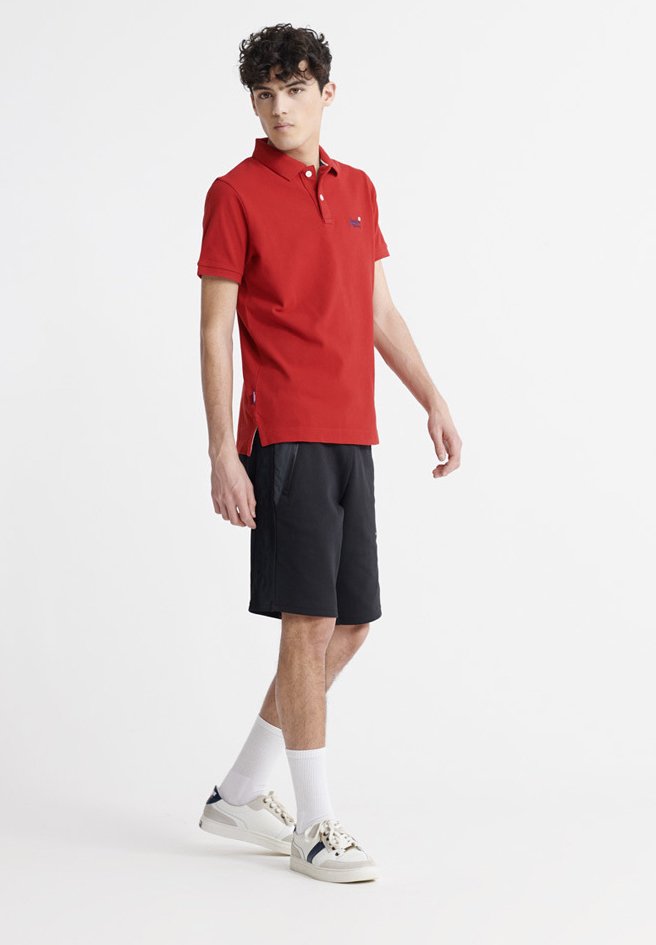 Superdry & Co Poloshirt rood Superdry & Co Poloshirt rood