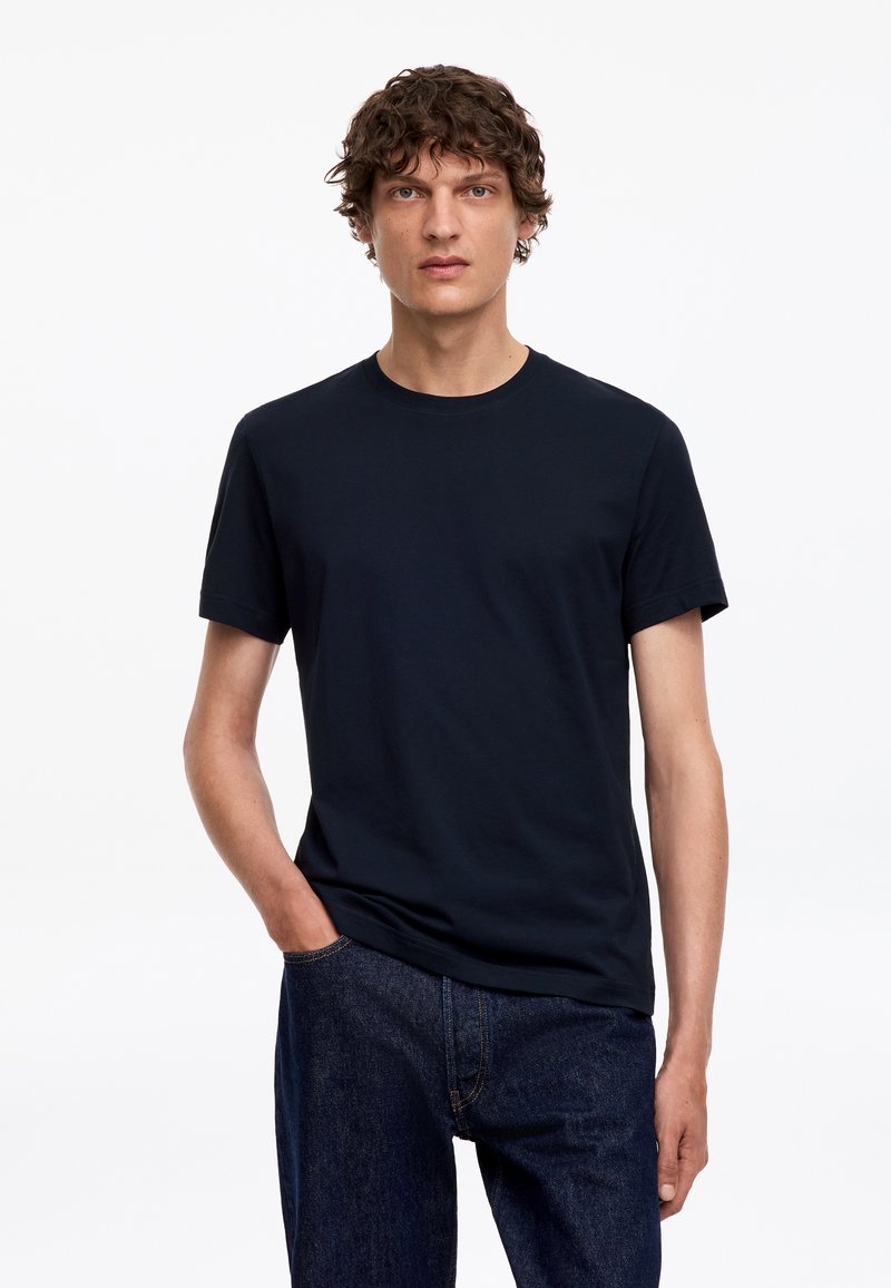 ARKET ARKET 170 GSM REGULAR T-SHIRT - T-shirt basique - dark blue