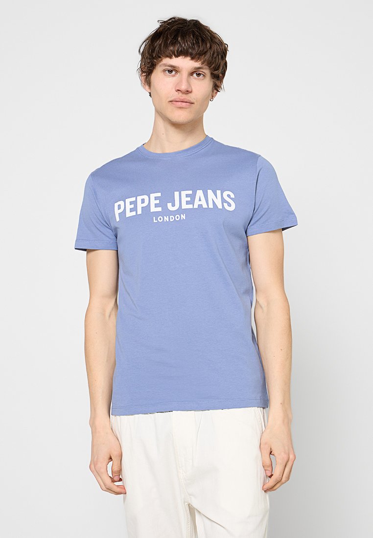 Pepe Jeans T-shirt print blauw