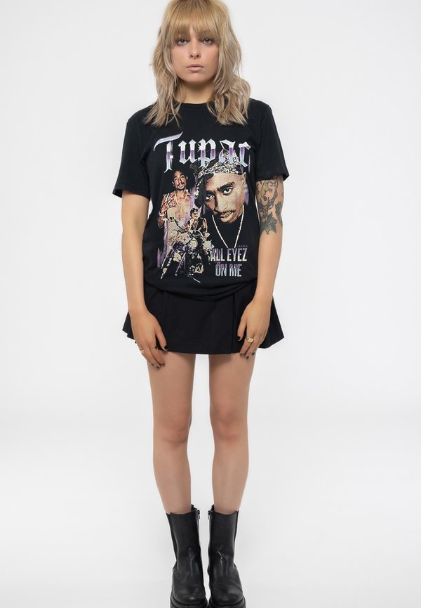 TUPAC ALL EYEZ BLUE HOMAGE - Print T-shirt2