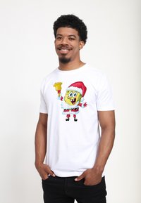 Henry Tiger SPONGEBOB SQUAREPANTS SPONGE CLAUS - T-shirt z nadrukiem