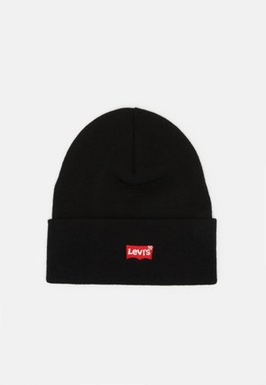 Levi's® RED BATWING EMBROIDERED SLOUCHY BEANIE - Mütze - regular black