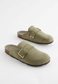 Next FOREVER COMFORT FOOTBED  - Mules - khaki green