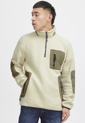 Fleece trui - oyster gray