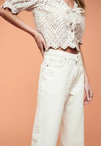 Next RIPPED - Jeans a sigaretta - white