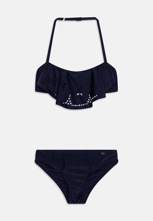 BANDEAU SPLIT BUF SET - Bikiny - navy