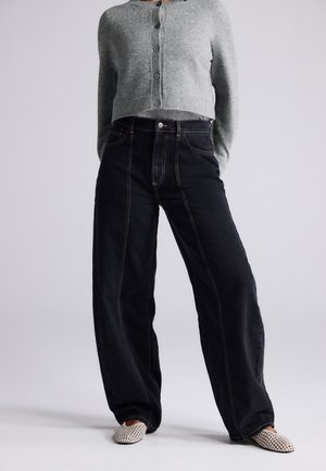 BARREL LEG - Jeans Relaxed Fit - washed black