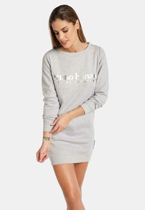 MIT LOGOSCHRIFTZUG BULLOCK - Jersey dress - grau   melange