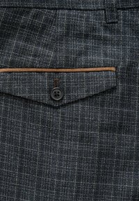 Next TRIMMED CHECK SMART - Stoffhose - grey