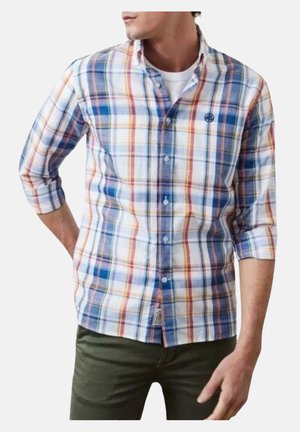 CHECKERED - Camisa - blue