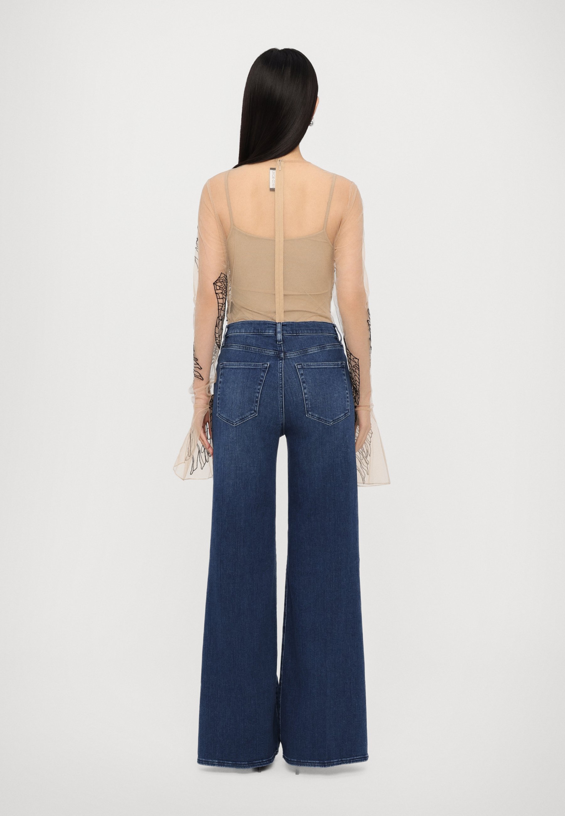 【HI FI FNK】Jest Side Pintuck Denim FRAME THE PINTUCK - Relaxed fit jeans - hiwy/blue denim