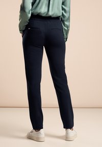 Street One Tygbyxor - dark blue