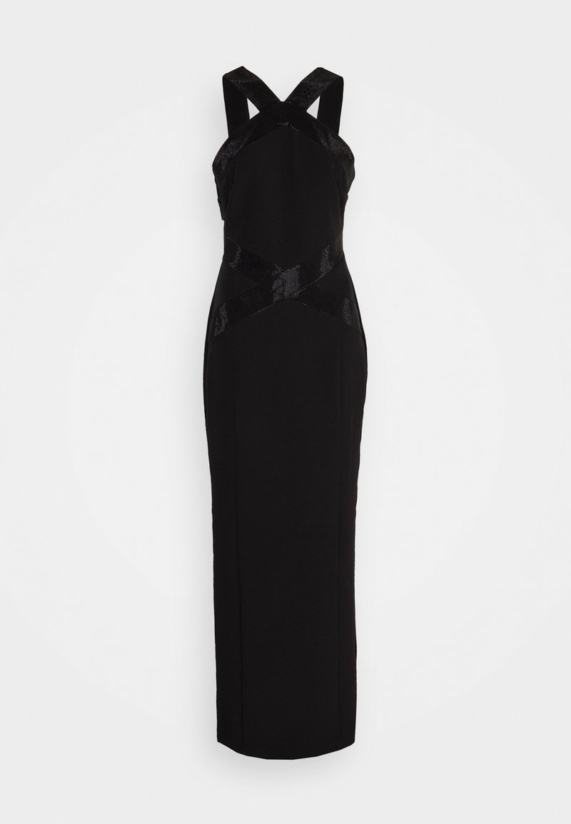 Halston Maxi-jurk zwart