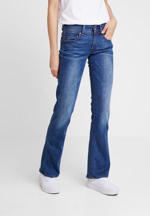 G-STAR MIDGE MID WAIST - Calças de ganga bootcut - faded blue