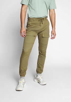 FRONT POCKET CARGO - Pantaloni - summerolive