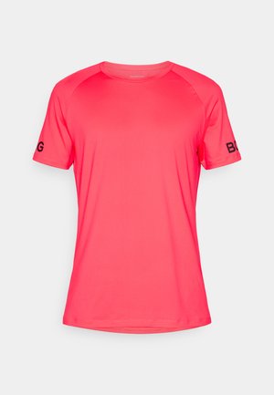 Björn Borg PANEL - Print T-shirt - diva pink