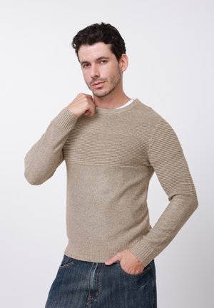 Pullover - multi beige #526