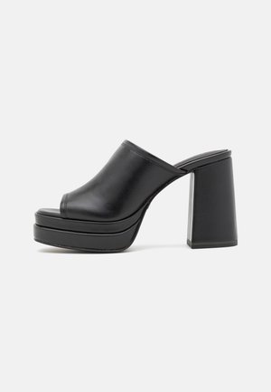 Pantolette hoch - black