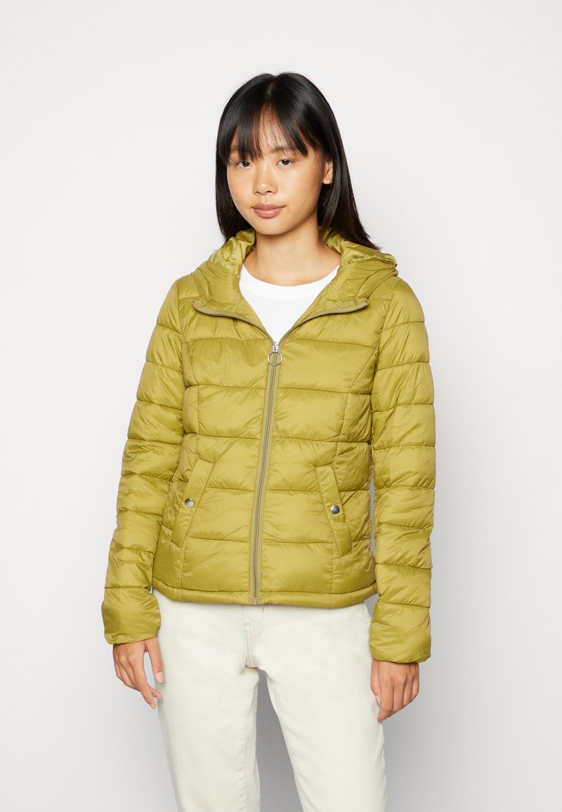 JDY JDYZULU HOOD JACKET - Casaco leve - green moss