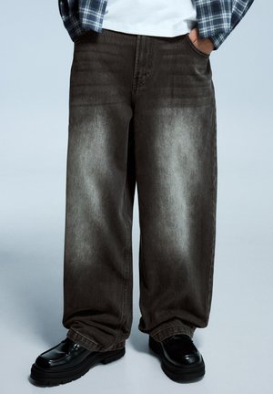 SUPER  - Baggy jeans - black