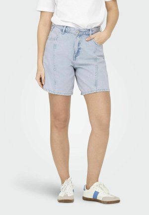 Denim shorts - light blue denim