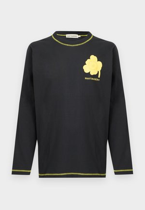 BEKKA UNIKKO PLACEMENT KIOSKI UNISEX - Top s dlhým rukávom - black/yellow