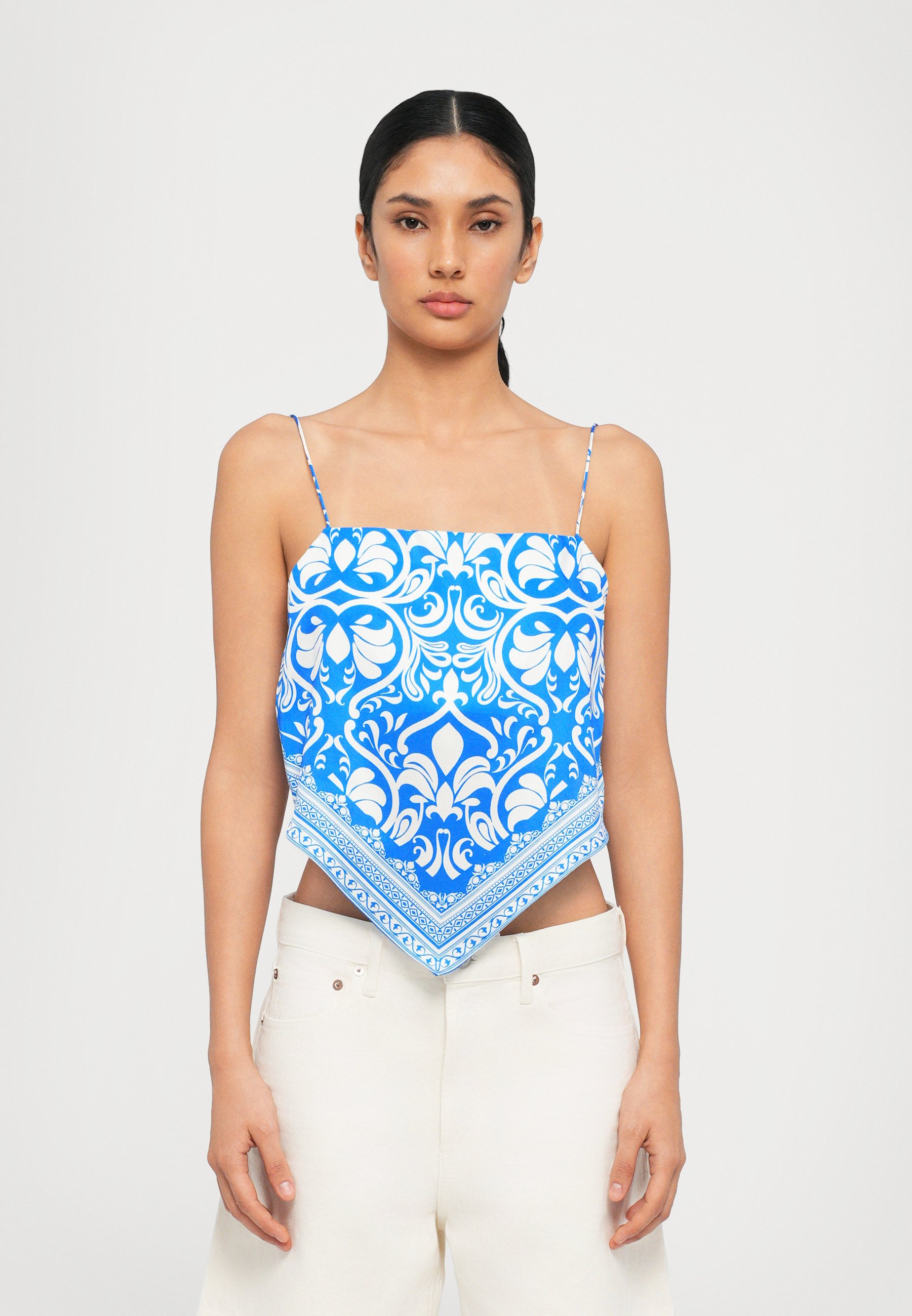 売れ筋商品|||アリス アンド オリビア Tシャツ レディース トップス YURI SPAGHETTI STRAP - Top - true blue Alice + Olivia YURI SPAGHETTI STRAP - Top - true blue/blue