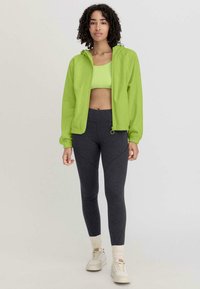 hessnatur OVERSIZE - Fleecejacke - polargrün