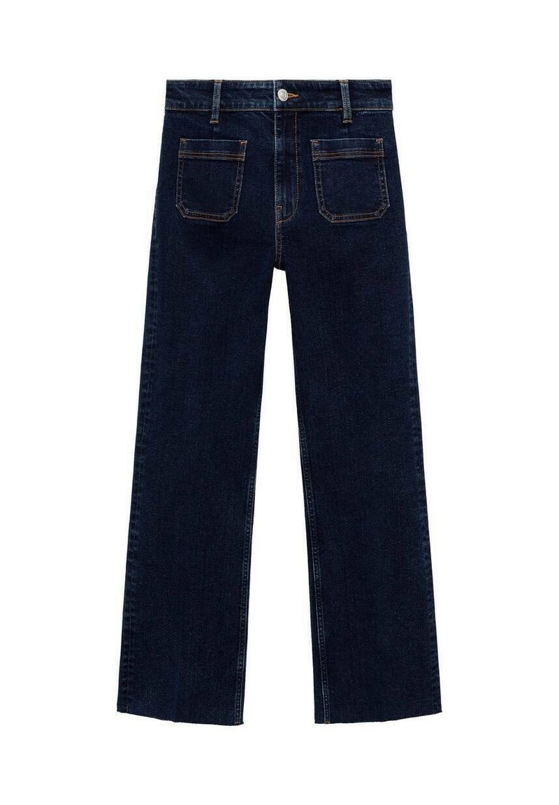 Mango Bootcut jeans donkerblauw