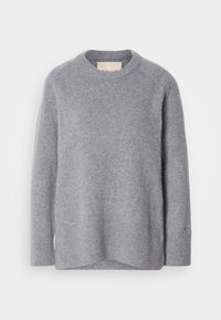 LOUNGE C NECK - Strickpullover - charcoal melange