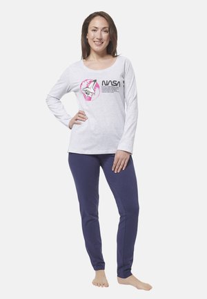 SET - Pigiama - grau/blau