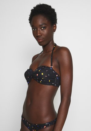 SOL - Top de bikini - black/red