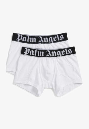 Palm Angels, SHORT TRUNK BIPACK CONTRAST - Boxer aderenti - white