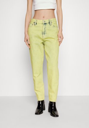 Džíny Straight Fit - yellow